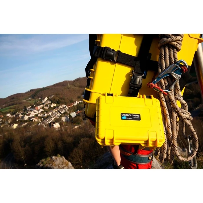Θήκη Φωτογραφικών B&W outdoor.case Type 500 yellow with pre-cut foam insert