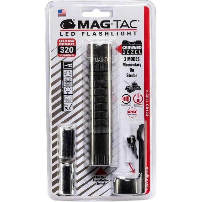 Φακός LED Maglite Mag-Tac crowned bezel