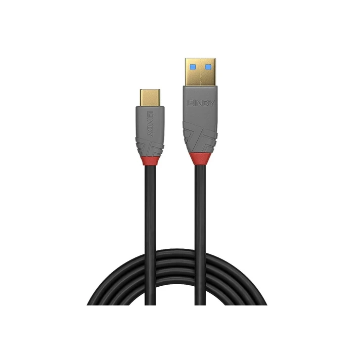 Καλώδιο USB A σε USB-C Lindy 36910 50 cm Μαύρο
