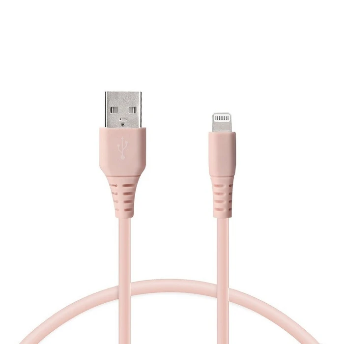 Καλώδιο USB KSIX 1m (520240) Pink