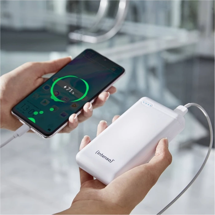 Intenso XS Power Bank 20000mAh with USB-A and USB-C Port White