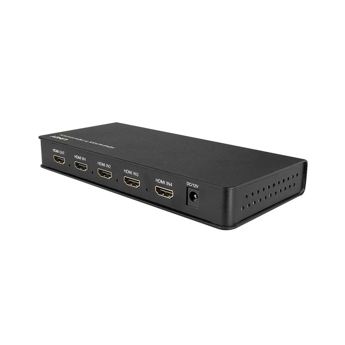 Αξεσουάρ Εικόνας Lindy HDMI 4x1 Multi-View Switch - video/audio switch - 4 ports