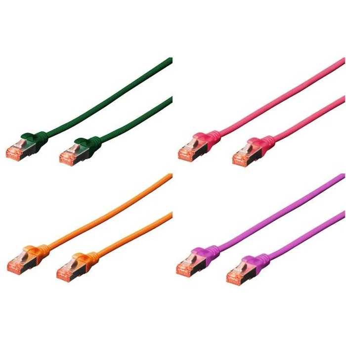 Καλώδιο Δικτύου Digitus Professional patch - 5 m - red 5x