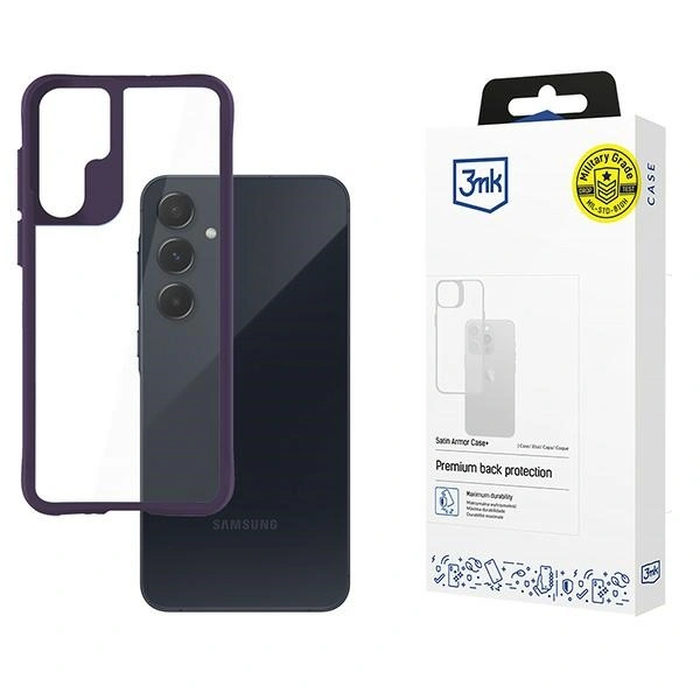 3MK Satin Armor Case+ Samsung Galaxy A55 5G purple