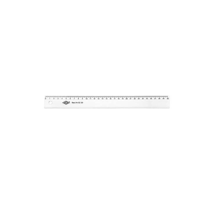 WEDO Γραμμή 30 cm Πλαστικό Διαφανές (Μοντέλο 5230)