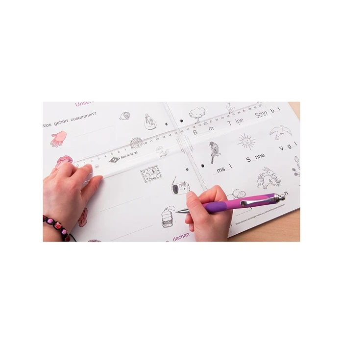 WEDO Γραμμή 30 cm Πλαστικό Διαφανές (Μοντέλο 5230)