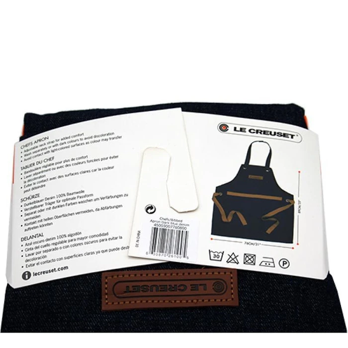 Ποδιά Chefs Le Creuset 88cm Denim Dark Blue (45003007760800)