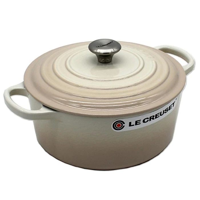 Κατσαρόλα Le Creuset Signature Roaster round 22cm Meringue creme (21177227164430)