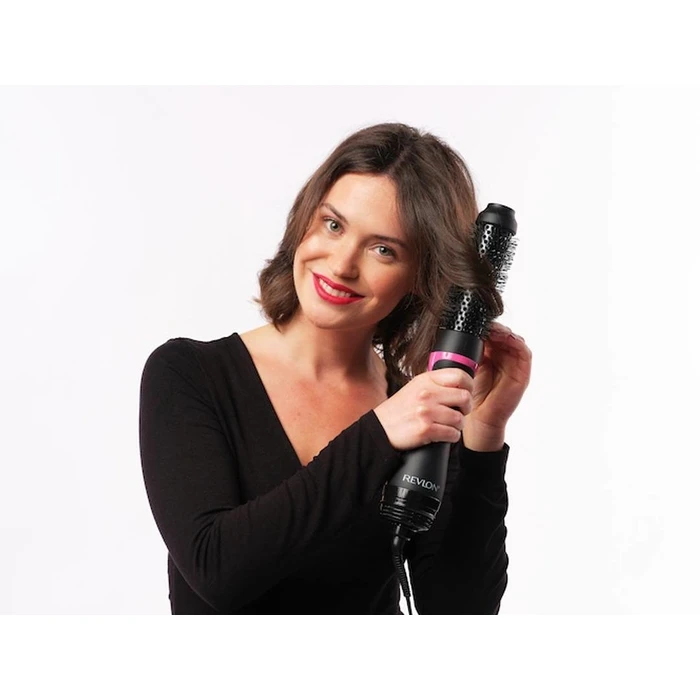 Ηλεκτρική Βούρτσα Revlon Hair Dryer and Volumiser Black (RVDR5292E)