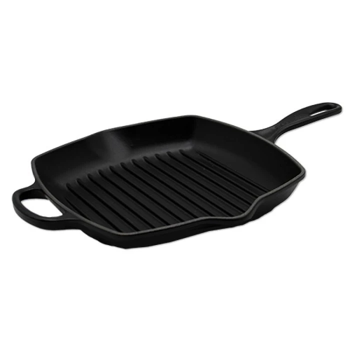 Τηγάνι Le Creuset Signature Square Grill 26cm satin Black (20183260000422)