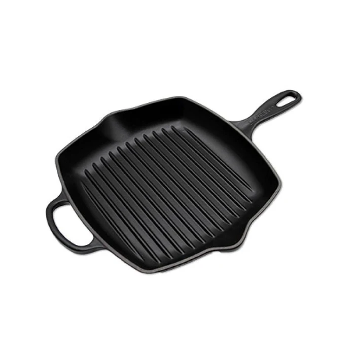 Τηγάνι Le Creuset Signature Square Grill 26cm satin Black (20183260000422)