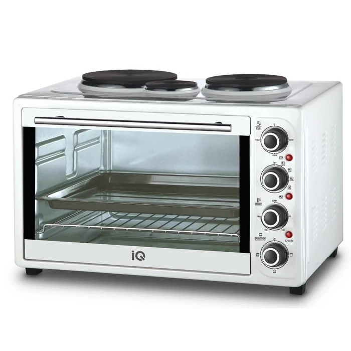 Ηλεκτρικό Φουρνάκι 45lt Με 3 Εστίες Kc-1241 White