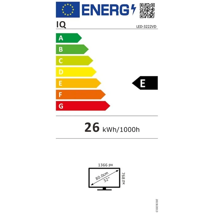 Τηλεόραση Led-3222vd 32" Smart Tv
