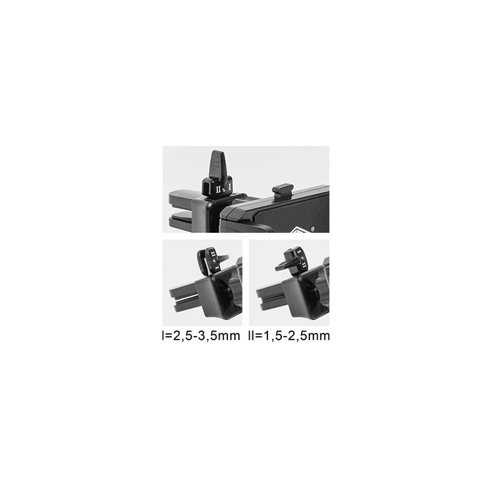 WEDO Clip-it βάση κινητού για αυτοκίνητο με σφιγκτήρα, μαύρο