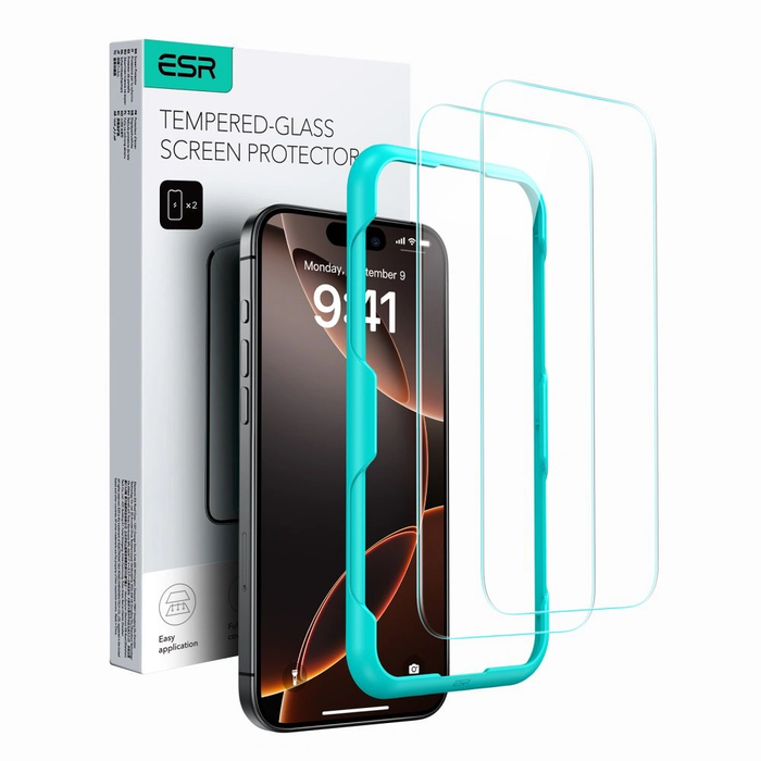 ESR Tempered Glass Apple iPhone 16 Clear [2 PACK]