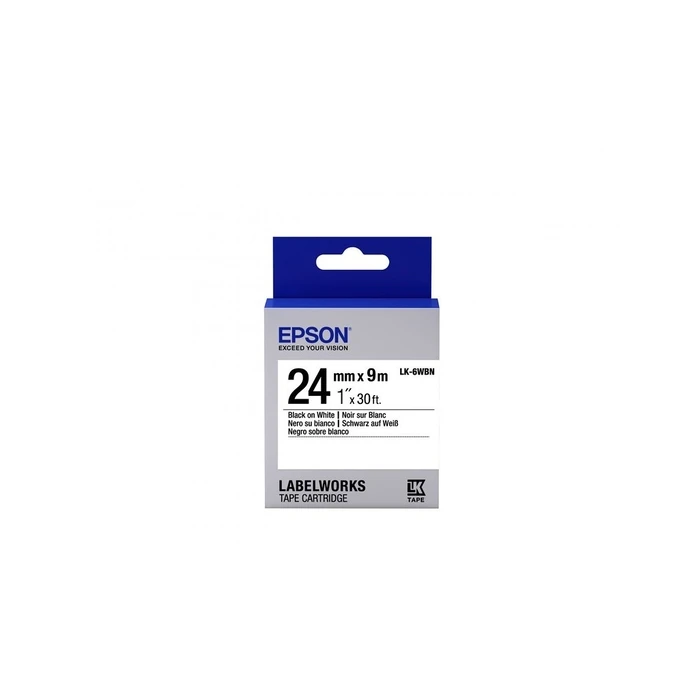 Ταινία Ετικετογράφου Epson TAPE LK-6WBN STD BLK-/WHT 24/9