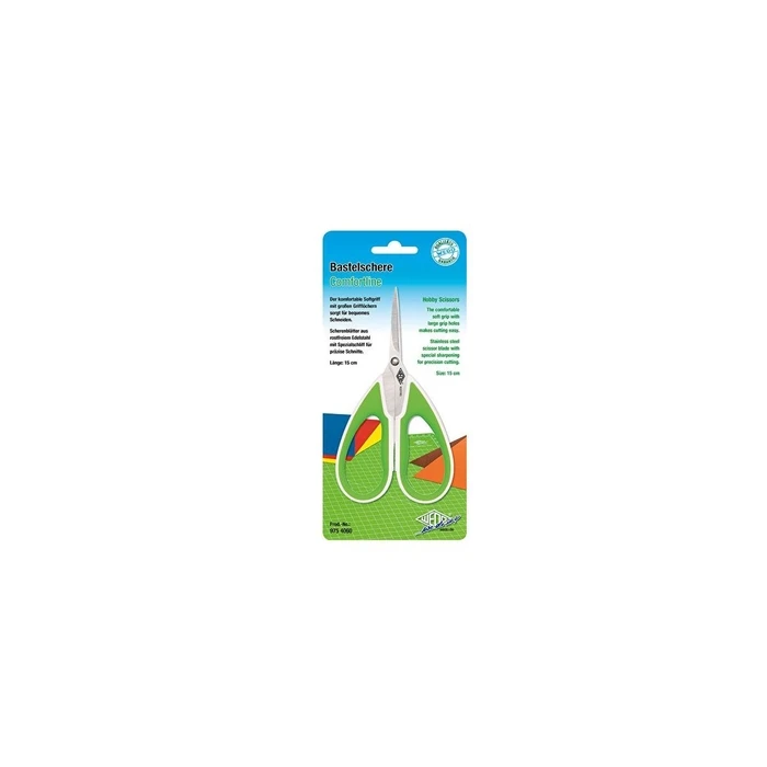 WEDO Bastelschere Comfortline Stainless Steel 15 cm (apple green/white)