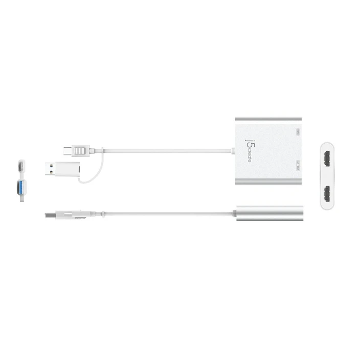 Docking Station USB J5create USB-C to DUAL HDMI