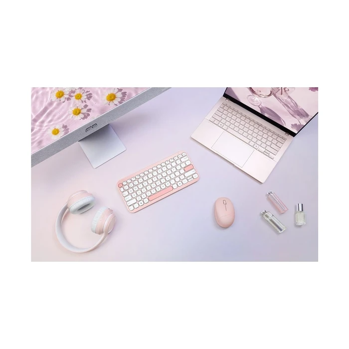 ASUS KW100 Marshmallow Keyboard - Rose Clay (Pink)