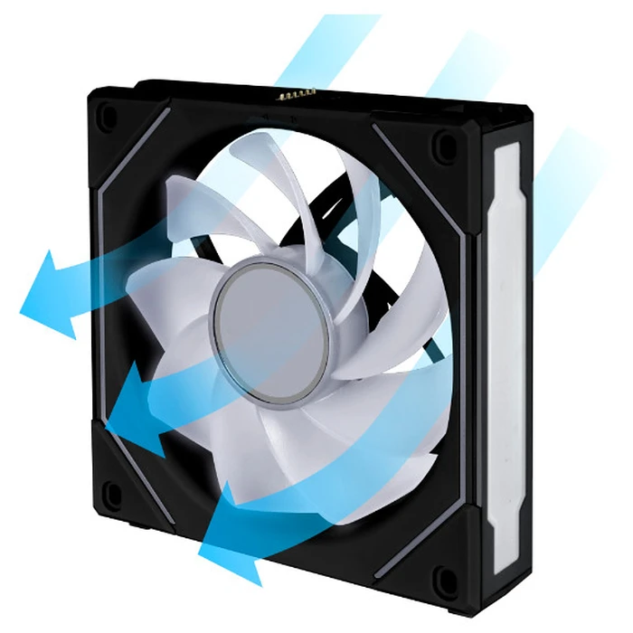 Case Fan Lian Li UNI FAN INFINITY SL-INF 140 Reverse Blade Blcak - aRGB PWM