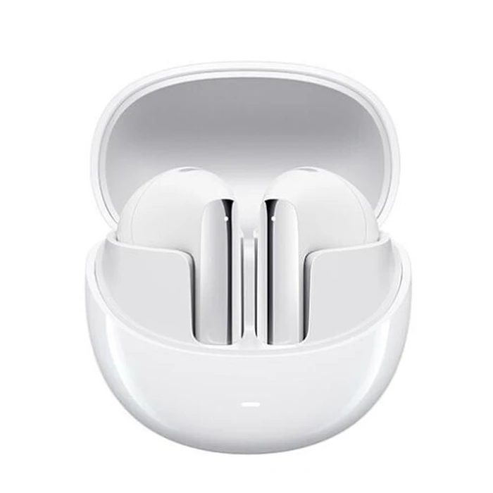 Blueooth Handsfree Qcy AilyBuds Pro Semi-Ear ANC TWS White 6 mic & A.I. Noise Cancel. Ultra HD Multi-point