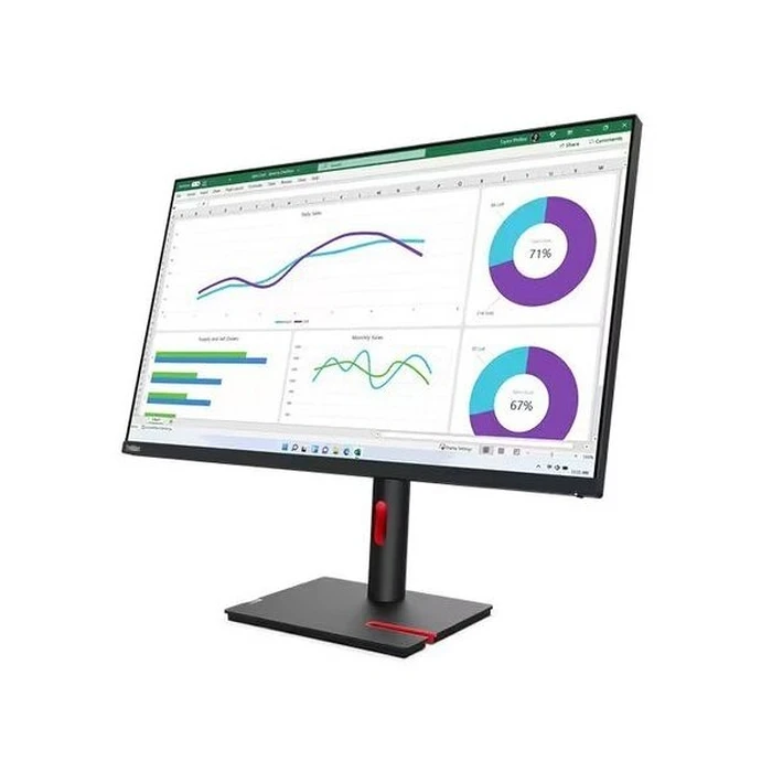 Monitor 31.5'' Lenovo ThinkVision T32h-30 QHD IPS, HDMI, Display Port, USB, USB-C, Height Adjustable, 3YearsW