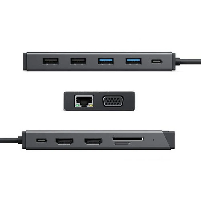 Docking Station Alogic USB-C 12 in 1 Dual Display Mini MV2