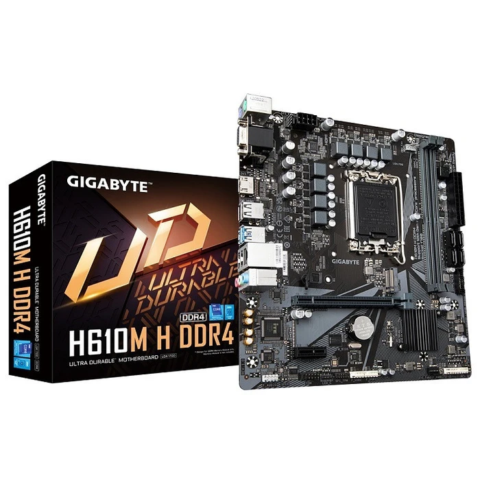 Motherboard Gigabyte H610M H V2 (H610,S1700,mATX,DDR5)