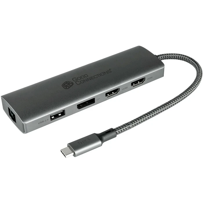 Docking Station Good Connections USB-C-Hub (10-Port) anthracite