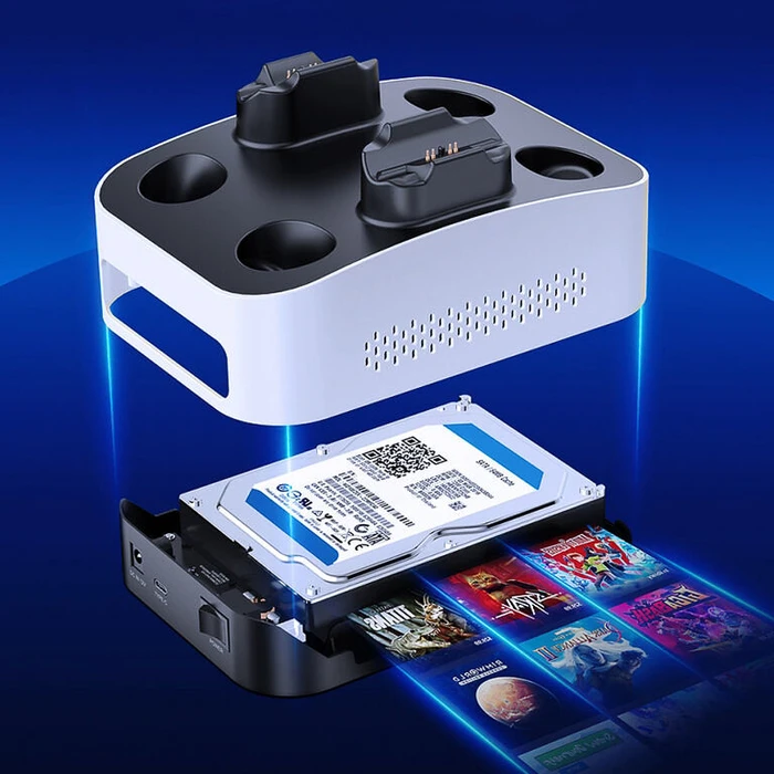 Αξεσουάρ Playstation GrayGear Gaming USB-C m. Dual charging station PS5