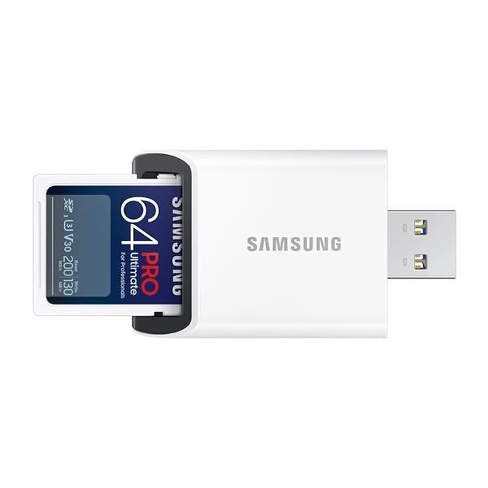 Κάρτα Μνήμης SD 64GB Samsung SDXC PRO Ultimate (CL10) Reader retail