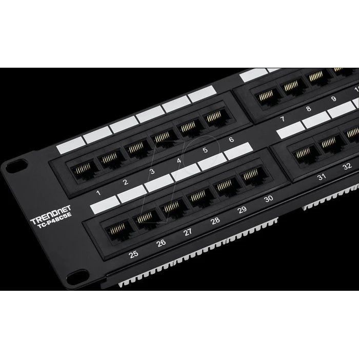 Patch Panel Trendnet 48-port Cat5/5e unshieldedt 19"