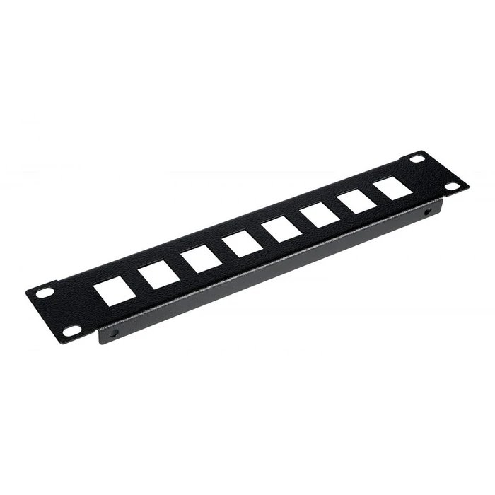 Patch Panel Equip 10" with Keystone Montage 1U, Black