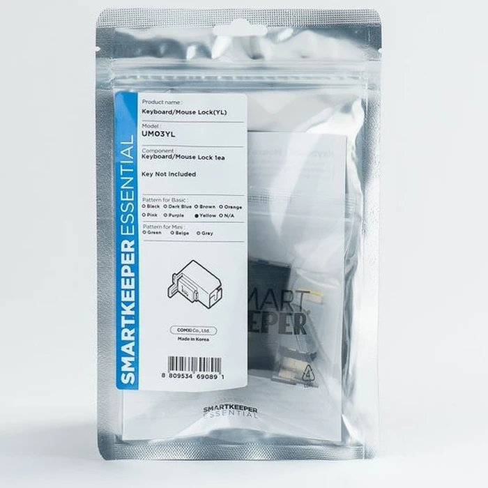 Κλειδαριά Θυρών Smartkeeper Basic "Keyboard/Mouse" Lock Yellow