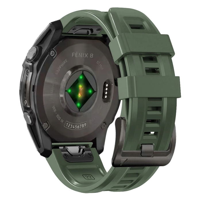  Tech-Protect Silicone Garmin Fenix 5s / 5s Plus / 6s / 6s Pro / 7s / 8 43mm Military Green