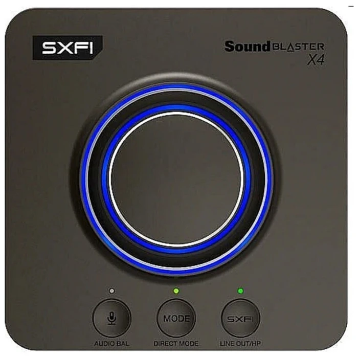 Εξωτερική USB Κάρτα Ήχου Creative Soundkarte Sound Blaster X4 SXFI