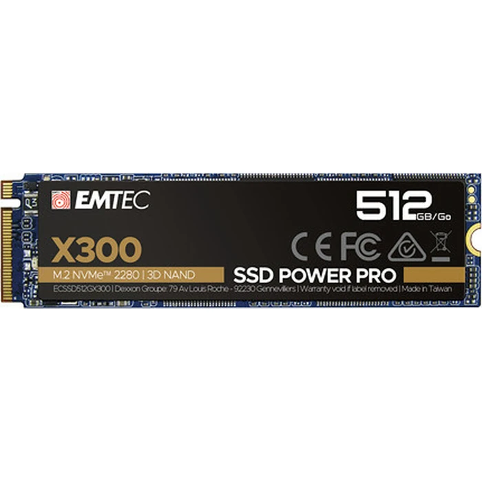 Σκληρός Δίσκος Emtec SSD 512GB M.2 PCIE X300 NVME M2 2280