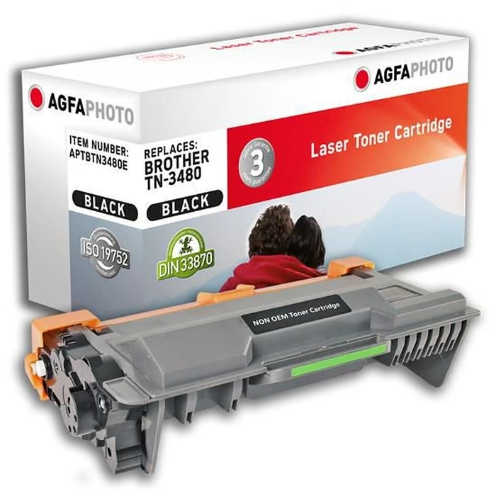 Toner Συμβατό Agfa APTBTN3480E req. Brother TN-3480 BK
