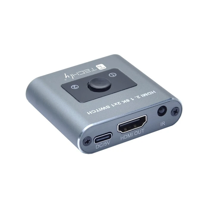 HDMI Switch Techly 2.1 2X1 8K