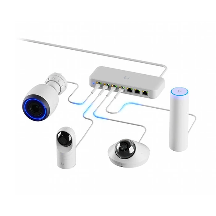 Network Switch Ubiquiti UniFi 8-Port GbE PoE+ powered by GbE++ input 210W