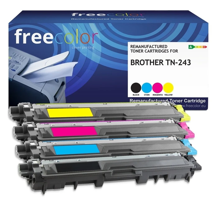 Toner Συμβατό Freecolor Brother TN-243 B/C/M/Y remanufactured