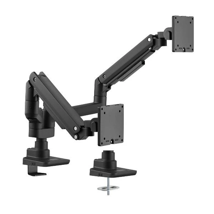 Βάση Monitor Equip TischHolder 17"-49"/ 2TFT each 20kg 360° Gasfeder sw