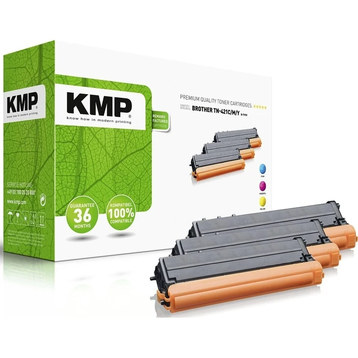 Toner Συμβατό KMP Brother TN421C/M/Y Multipack B-T99V remanufactured