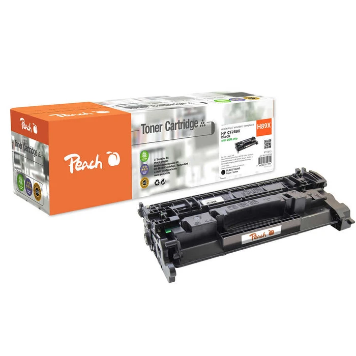 Toner Συμβατό Peach HP CF289X, No.89X black remanufactured