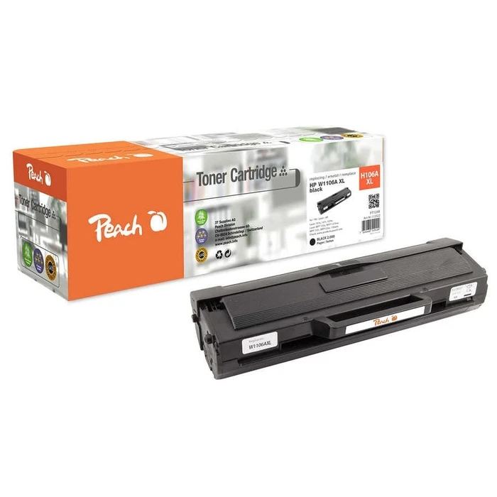 Toner Συμβατό Peach HP106A XL, bk, PEA, W1106A XL, Modul