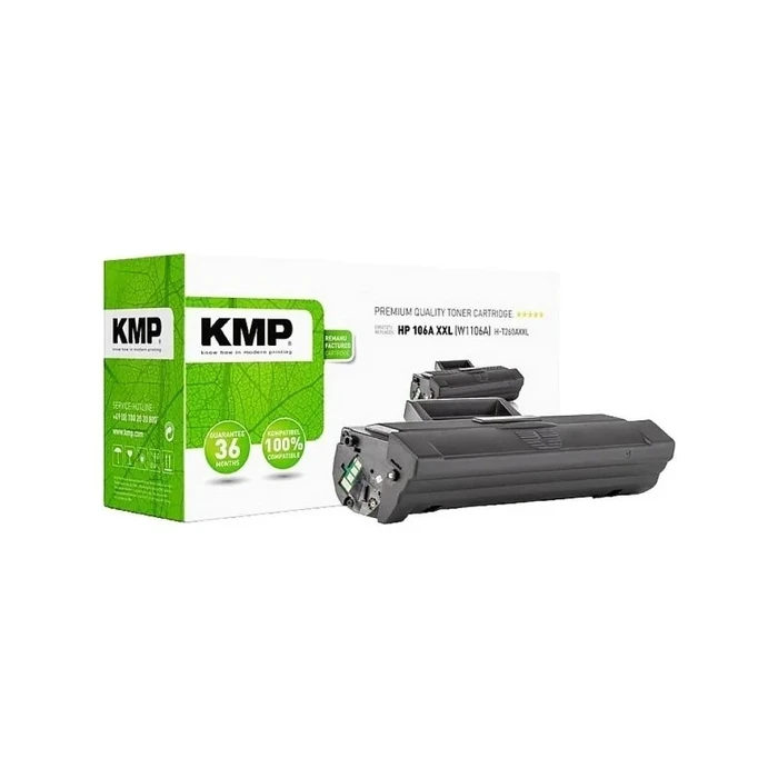 Toner Συμβατό KMP HP HP106A XL W1106A black H-T260XL remanufactured