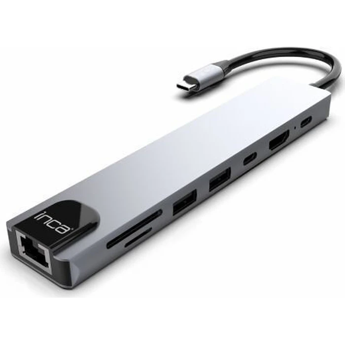 Docking Station Inca ITPC-7T Type-C > 3XUSB-A, 1xRJ45, 1000mbps