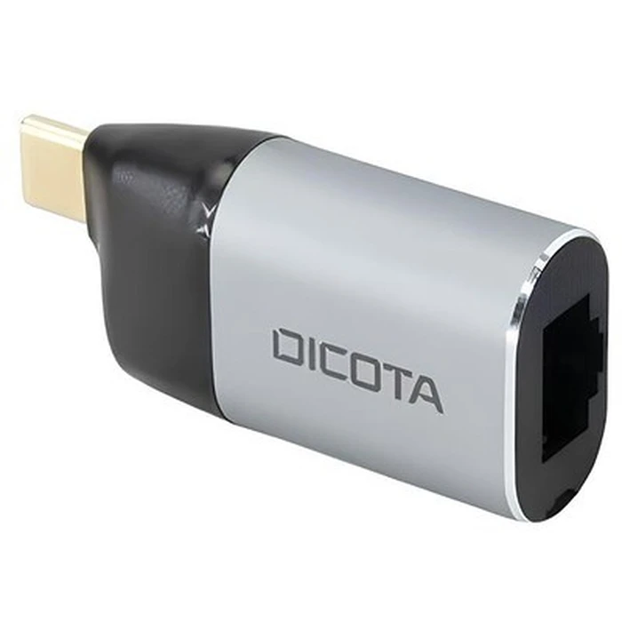 Κάρτα Δικτύου USB Dicota USB-C to Ethernet Mini with PD (100W) silver