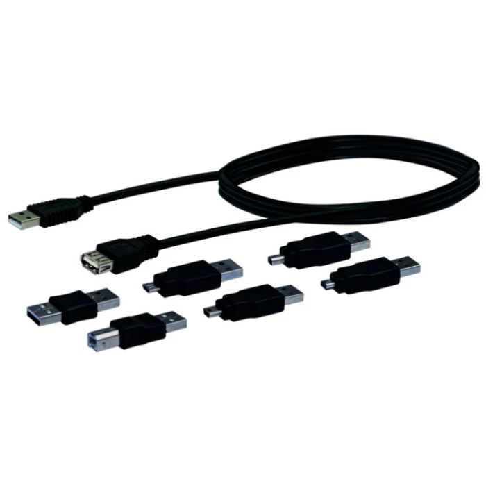 Καλώδιο USB Schwaiger USB universal Set 6 Adapter/length: 1,5 m