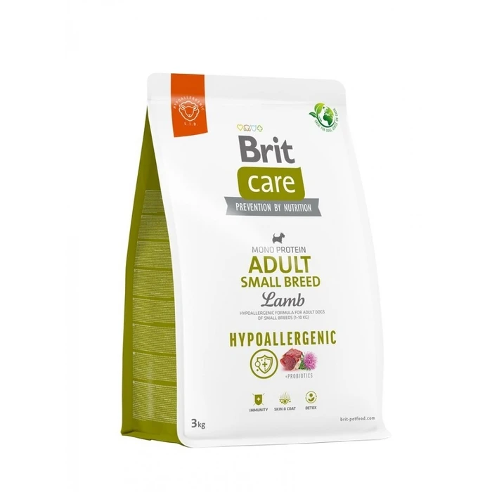 Ξηρά Τροφή Σκύλων Brit Care Hypoallergenic Adult Small Breed Lamb&Rice - 3 kg